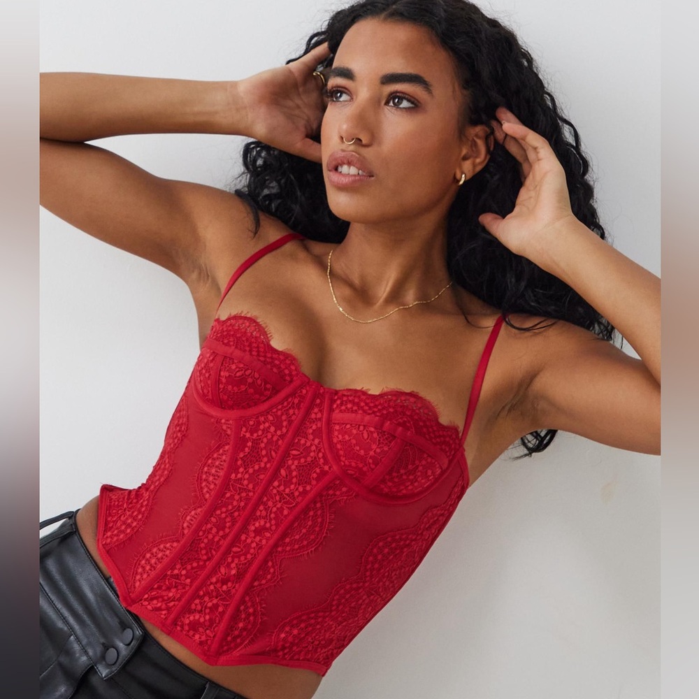 Basically brand new corset top. Worn once! Sold out on their website!! Size L